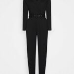 femmes combinaison noire 006BT866 Anna Field