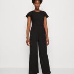 femmes combinaison noire 006BT892 Anna Field