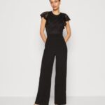 femmes combinaison noire 006BT895 Anna Field