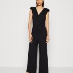 femmes combinaison noire 006BT896 Anna Field