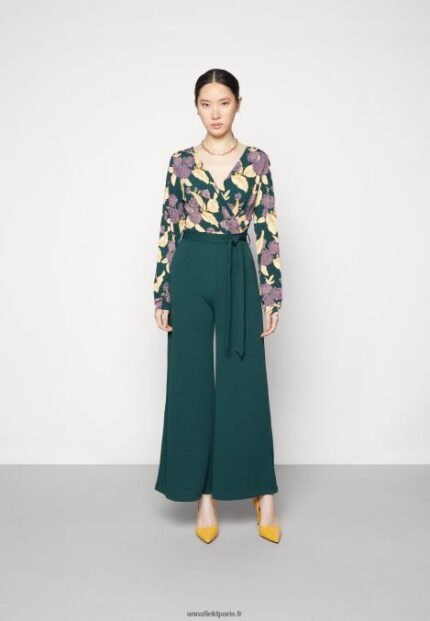 femmes combinaison vert foncé/jaune 006BT899 Anna Field