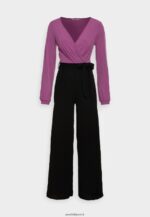 femmes combinaison violet/noir 006BT887 Anna Field