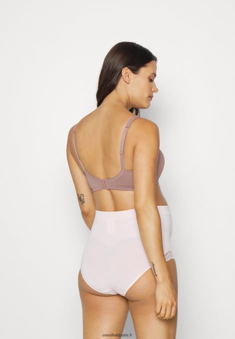 femmes coquelicot soutien-gorge d'allaitement 2pp soutien-gorge triangle rose/blanc 006BT918 Anna Field - Image 3