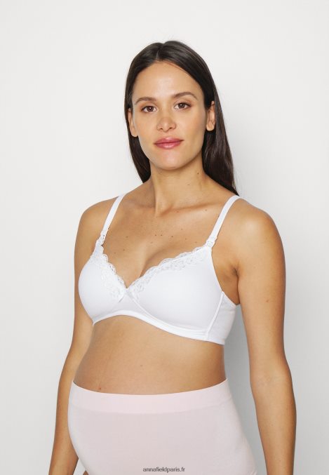 femmes coquelicot soutien-gorge d'allaitement 2pp soutien-gorge triangle rose/blanc 006BT918 Anna Field - Image 4
