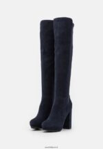 femmes cuissardes en cuir bleu foncé 006BT2243 Anna Field - Image 3