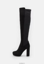 femmes cuissardes en cuir noir 006BT2239 Anna Field - Image 2