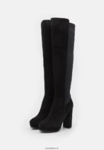femmes cuissardes en cuir noir 006BT2239 Anna Field - Image 3