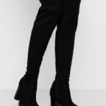 femmes cuissardes noires 006BT2236 Anna Field