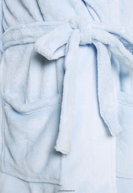 femmes dames en peluche peignoir robe de chambre bleu 006BT1094 Anna Field - Image 6
