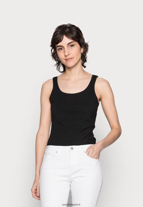 femmes débardeur basique 3er pack top noir/blanc/kaki 006BT397 Anna Field - Image 2