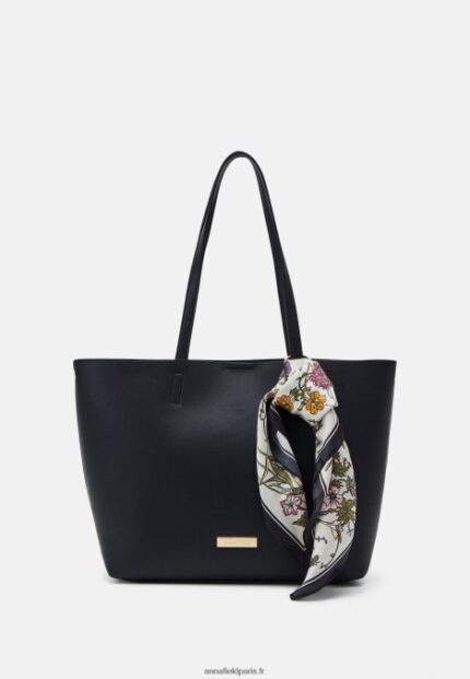 femmes ensemble sac à main noir 006BT2367 Anna Field