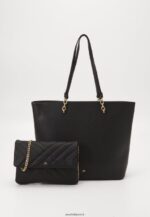 femmes ensemble sac fourre-tout noir 006BT2468 Anna Field