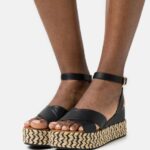 femmes espadrilles noires 006BT1479 Anna Field