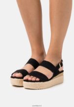 femmes espadrilles noires 006BT1482 Anna Field