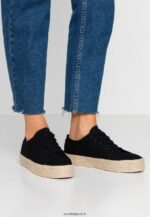 femmes espadrilles noires 006BT1834 Anna Field