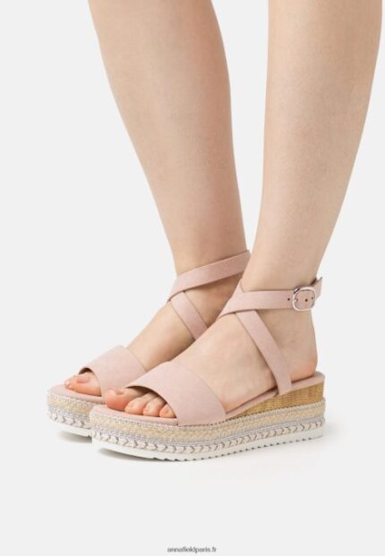 femmes espadrilles rose clair 006BT1476 Anna Field
