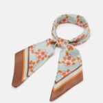 femmes foulard blanc/orange 006BT2846 Anna Field