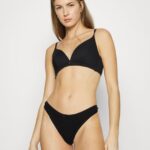 femmes georgina 7pp string string en coton noir/blanc 006BT979 Anna Field