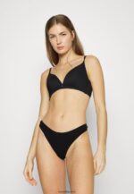 femmes georgina 7pp string string en coton noir/blanc 006BT979 Anna Field