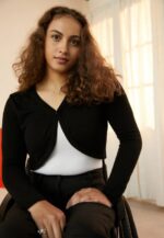 femmes gilet noir 006BT832 Anna Field