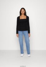 femmes haut à manches longues noir 006BT568 Anna Field - Image 2