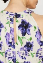 femmes haut blanc/bleu 006BT422 Anna Field - Image 6