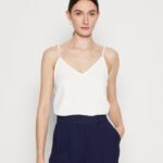 femmes haut blanc cassé 006BT475 Anna Field