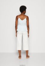 femmes haut bleu clair/blanc 006BT450 Anna Field - Image 3