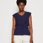 femmes haut bleu foncé 006BT421 Anna Field