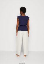 femmes haut bleu foncé 006BT421 Anna Field - Image 3