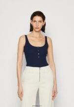 femmes haut bleu foncé 006BT451 Anna Field