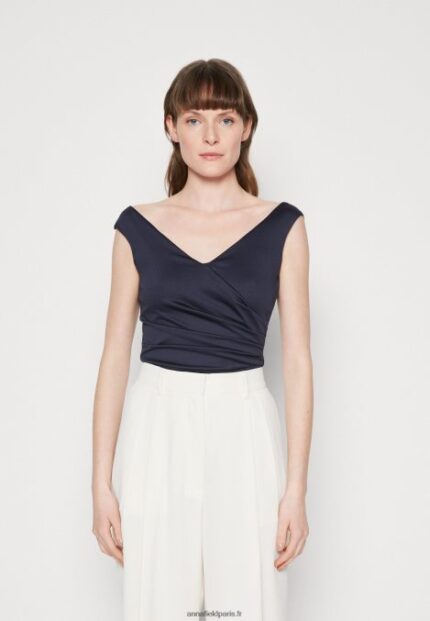 femmes haut bleu foncé 006BT478 Anna Field