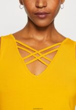 femmes haut jaune foncé 006BT461 Anna Field - Image 6