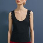 femmes haut noir 006BT439 Anna Field