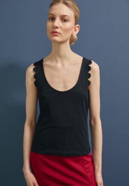 femmes haut noir 006BT439 Anna Field