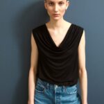 femmes haut noir 006BT459 Anna Field