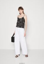 femmes haut noir/blanc 006BT477 Anna Field - Image 2