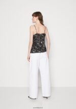 femmes haut noir/blanc 006BT477 Anna Field - Image 3