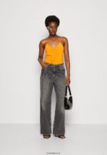 femmes haut noir/orange 006BT454 Anna Field