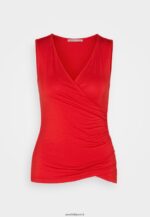 femmes haut rouge 006BT437 Anna Field - Image 5