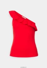 femmes haut rouge 006BT473 Anna Field - Image 7