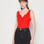 femmes haut rouge 006BT482 Anna Field