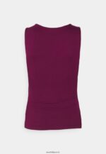 femmes haut rouge foncé 006BT410 Anna Field - Image 2