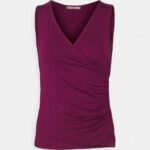 femmes haut rouge foncé 006BT410 Anna Field
