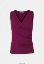 femmes haut rouge foncé 006BT410 Anna Field