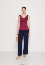femmes haut rouge foncé 006BT472 Anna Field - Image 2
