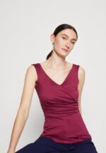 femmes haut rouge foncé 006BT472 Anna Field - Image 4