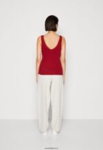 femmes haut rouge foncé 006BT497 Anna Field - Image 3