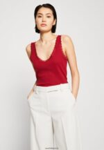 femmes haut rouge foncé 006BT497 Anna Field - Image 4