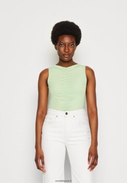 femmes haut vert clair 006BT464 Anna Field